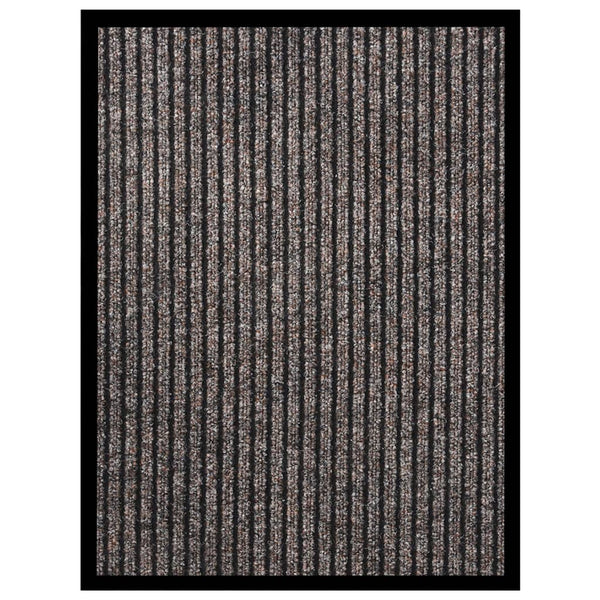 vidaXL Doormat Beige Striped 40x60 cm
