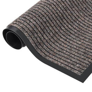 vidaXL Doormat Beige Striped 40x60 cm