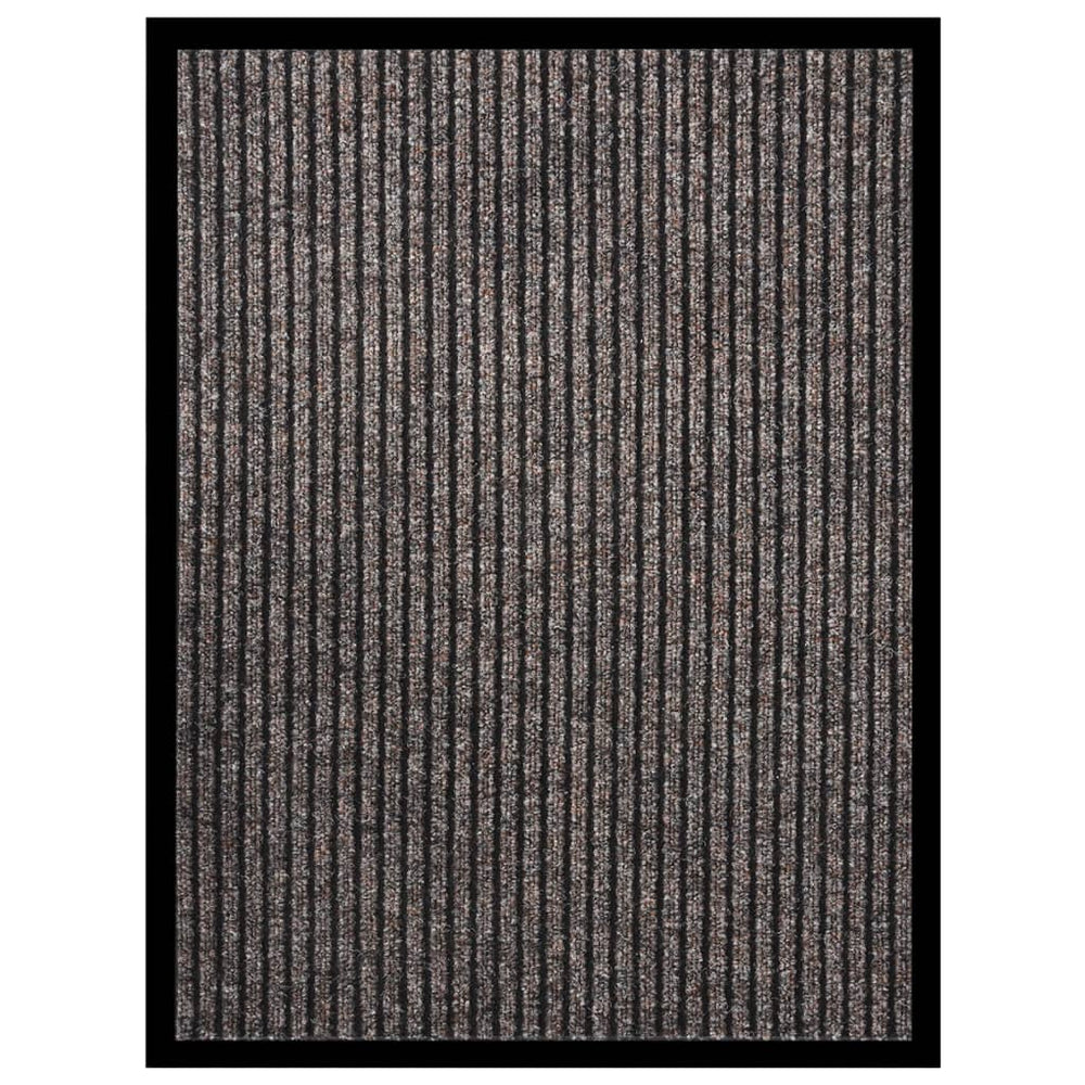 vidaXL Striped Doormat Beige 60x80 cm