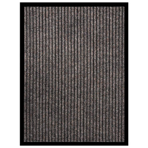vidaXL Striped Doormat Beige 60x80 cm