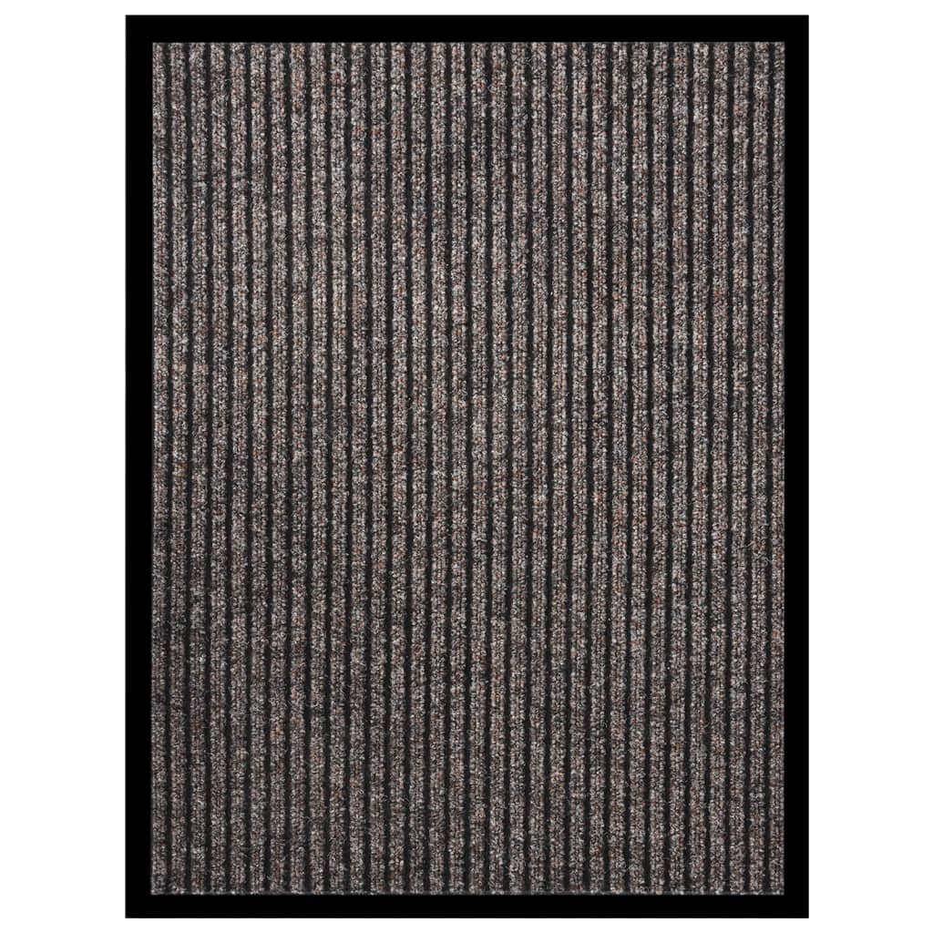 vidaXL Striped Doormat Beige 60x80 cm