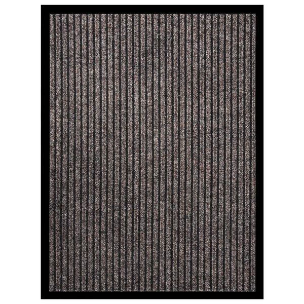 vidaXL Striped Doormat Beige 60x80 cm