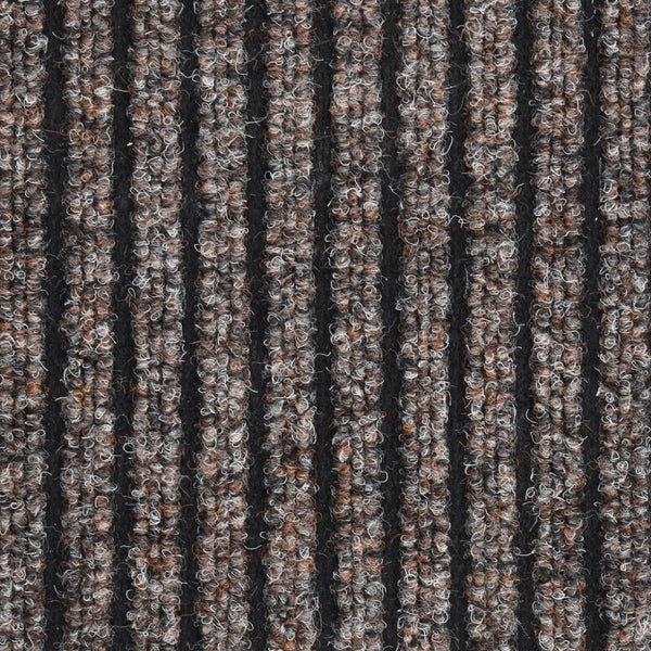 vidaXL Striped Doormat Beige 60x80 cm