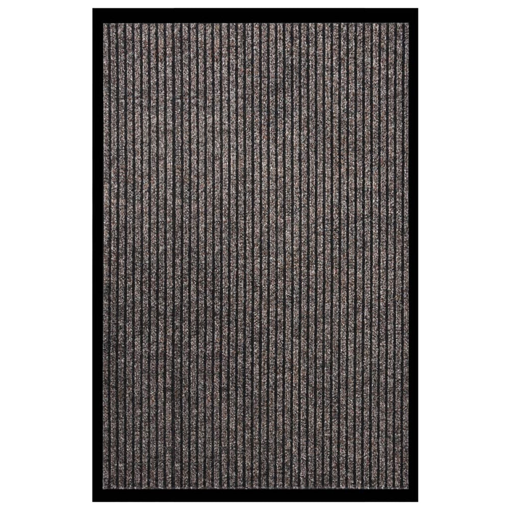 vidaXL Striped Doormat Beige 80x120 cm