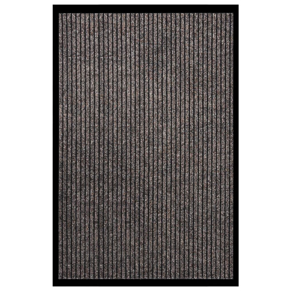 vidaXL Striped Doormat Beige 80x120 cm