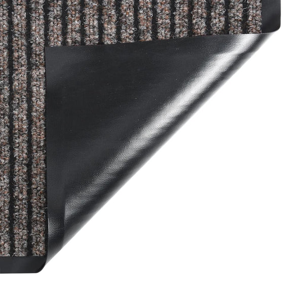 vidaXL Striped Doormat Beige 80x120 cm
