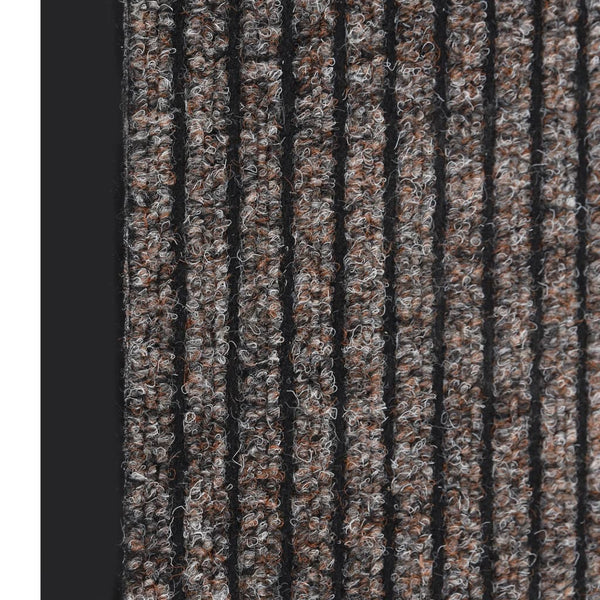 vidaXL Striped Doormat Beige 80x120 cm