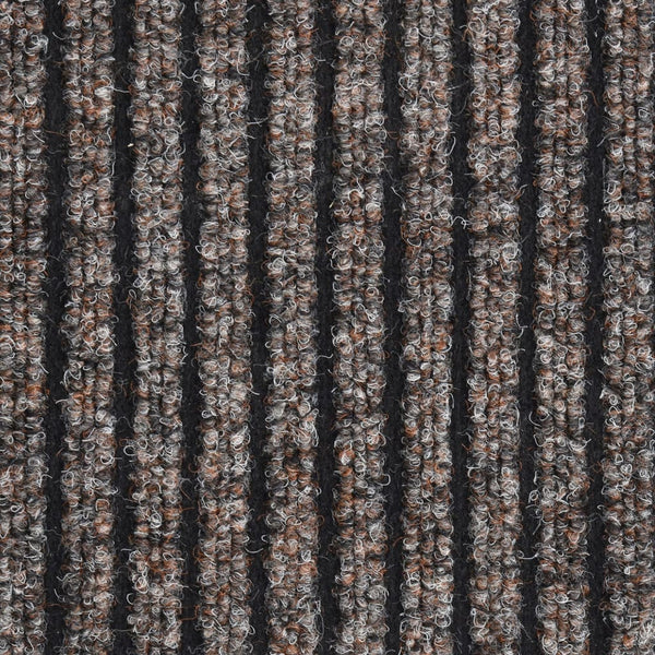vidaXL Striped Doormat Beige 80x120 cm