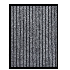 vidaXL Striped Grey Doormat 60x80 cm