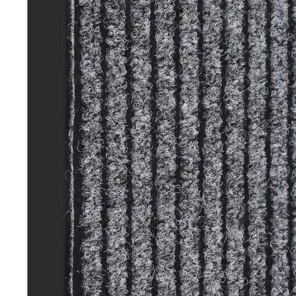 vidaXL Striped Grey Doormat 60x80 cm