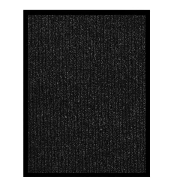 vidaXL Anthracite Striped Door Mat 60x80 cm