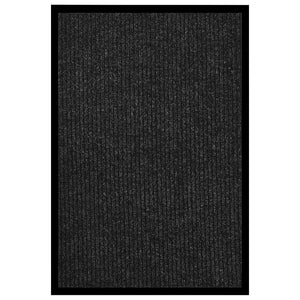vidaXL Striped Doormat 80x120 cm Anthracite