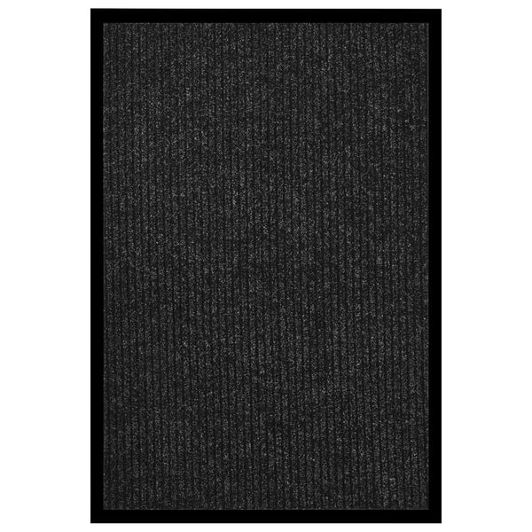 vidaXL Striped Doormat 80x120 cm Anthracite