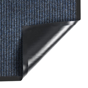 vidaXL Doormat Blue Striped 40x60 cm