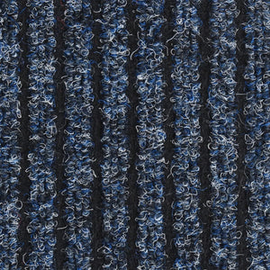 vidaXL Doormat Blue Striped 40x60 cm