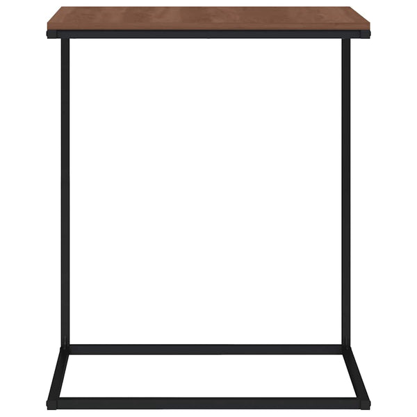 vidaXL Side Table Black 55x35x66 cm Engineered Wood