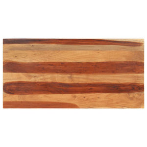 vidaXL Tabletop 120x60x(2.5-2.7) cm Solid Rosewood
