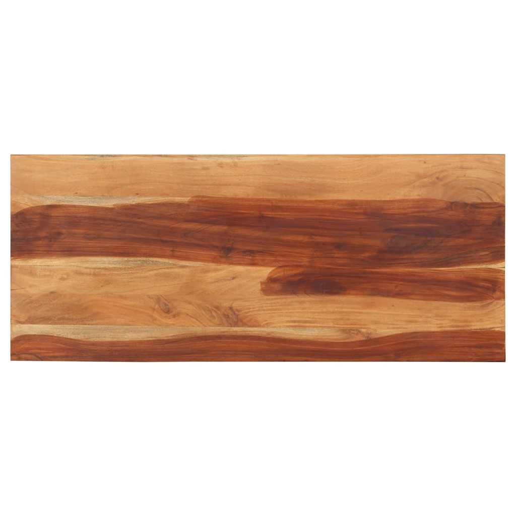 vidaXL Tabletop 140x60x(2.5-2.7) cm Solid Acacia Wood
