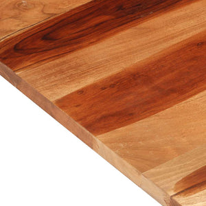vidaXL Tabletop 140x60x(2.5-2.7) cm Solid Acacia Wood
