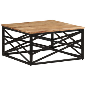 Akazie Couchtisch Massivholz 68x68 cm
