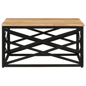 Akazie Couchtisch Massivholz 68x68 cm