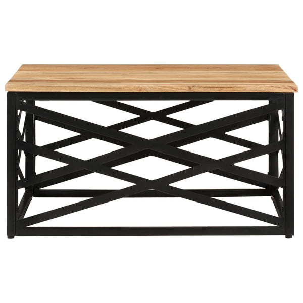 Akazie Couchtisch Massivholz 68x68 cm