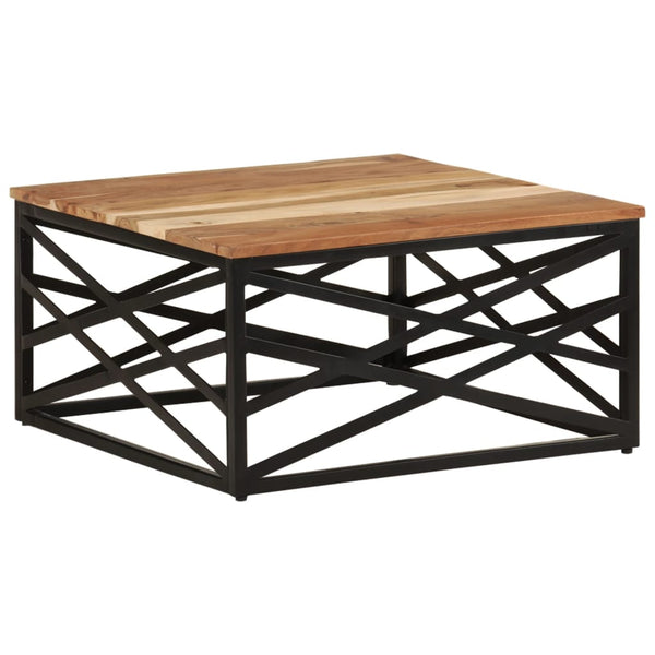 Akazie Couchtisch Massivholz 68x68 cm