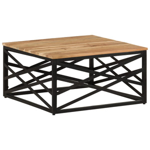 Akazie Couchtisch Massivholz 68x68 cm