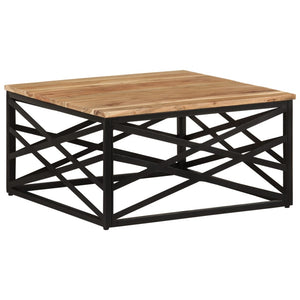 Akazie Couchtisch Massivholz 68x68 cm
