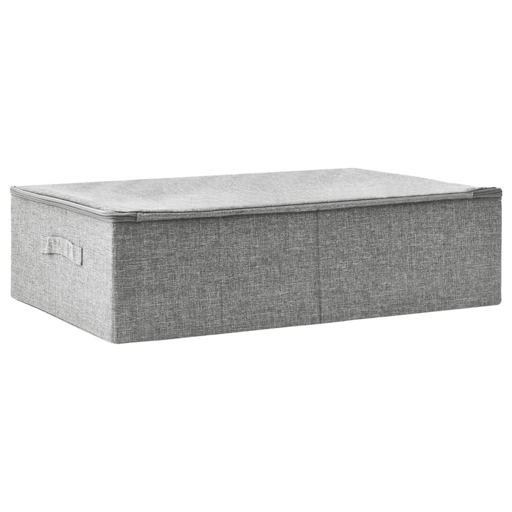 vidaXL Fabric Storage Box 70x40x18 cm Grey