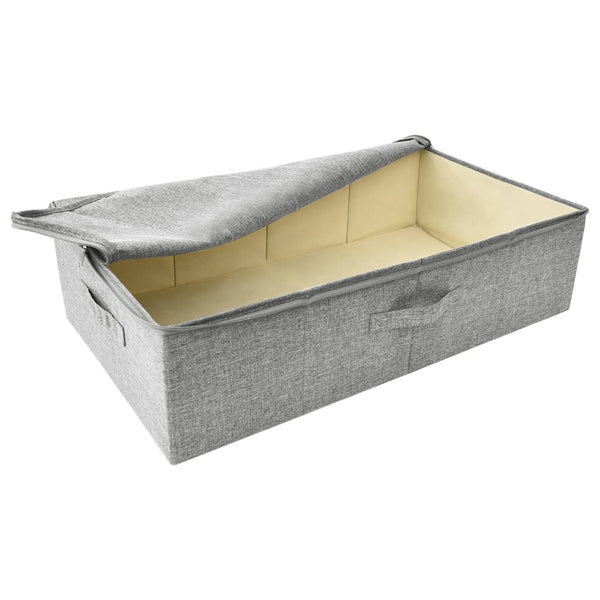 vidaXL Fabric Storage Box 70x40x18 cm Grey