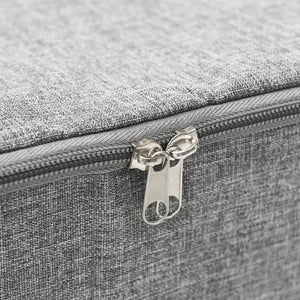 vidaXL Fabric Storage Box 70x40x18 cm Grey