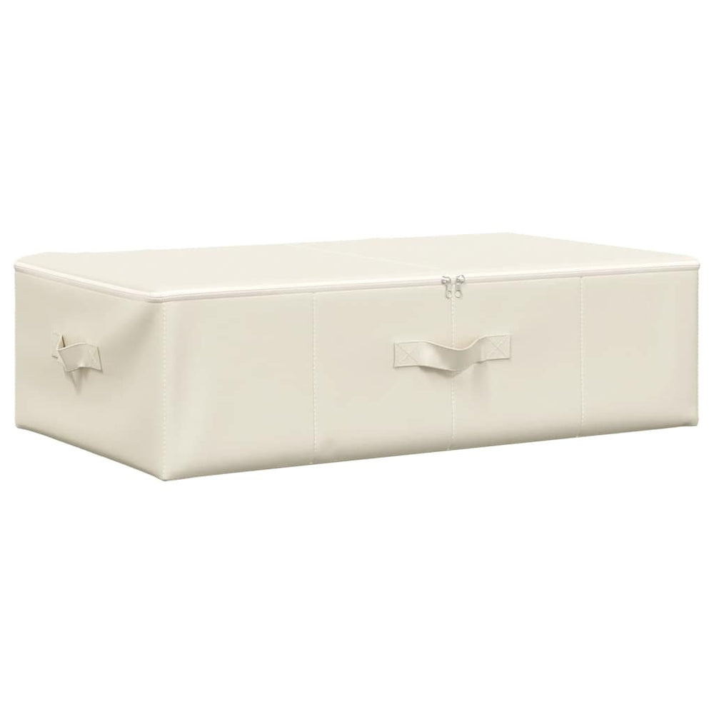vidaXL Fabric Storage Box 70x40x18 cm Cream