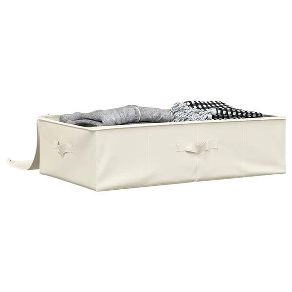 vidaXL Fabric Storage Box 70x40x18 cm Cream