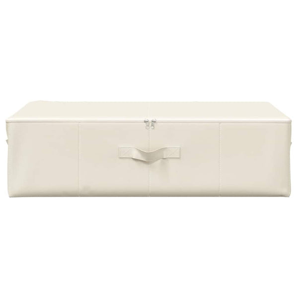 vidaXL Fabric Storage Box 70x40x18 cm Cream