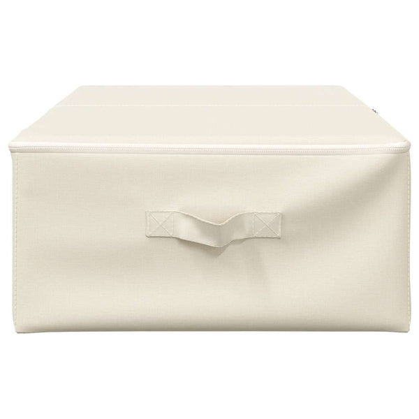 vidaXL Fabric Storage Box 70x40x18 cm Cream