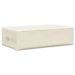 vidaXL Fabric Storage Box 70x40x18 cm Cream