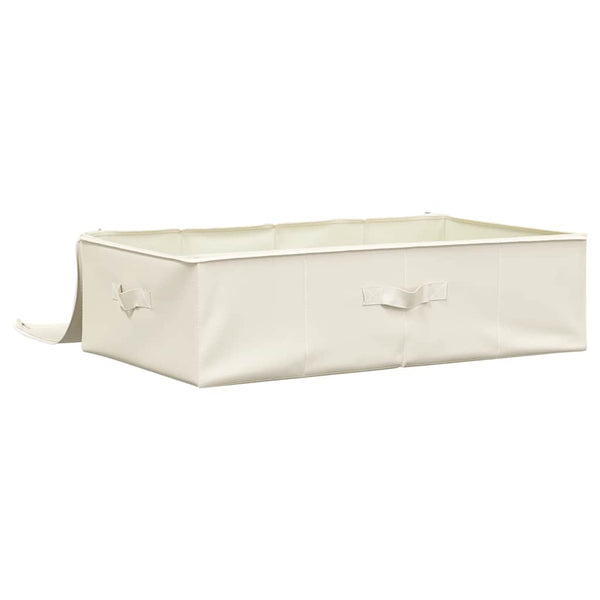 vidaXL Fabric Storage Box 70x40x18 cm Cream