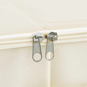 vidaXL Fabric Storage Box 70x40x18 cm Cream