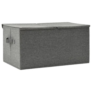 vidaXL Fabric Storage Box 50x30x25 cm Anthracite
