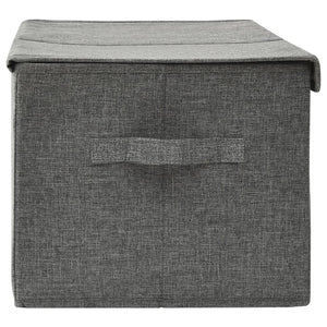 vidaXL Fabric Storage Box 50x30x25 cm Anthracite