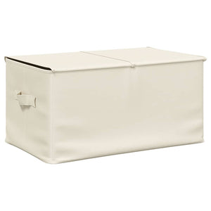Aufbewahrungsboxen Stoff Creme 2er-Set 50x30x25cm