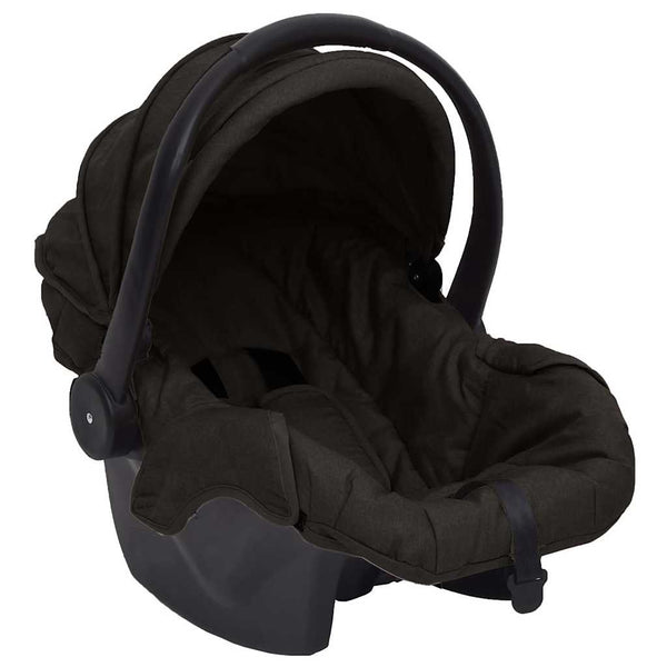 vidaXL 3-in-1 Baby Stroller Anthracite and Black Steel