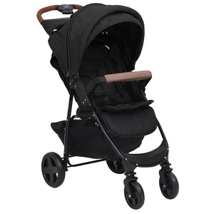 vidaXL 2-in-1 Stroller Anthracite Steel
