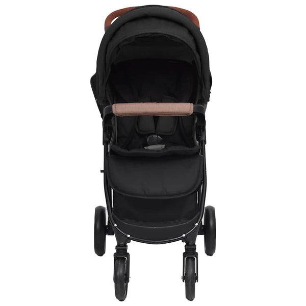 vidaXL 2-in-1 Stroller Anthracite Steel