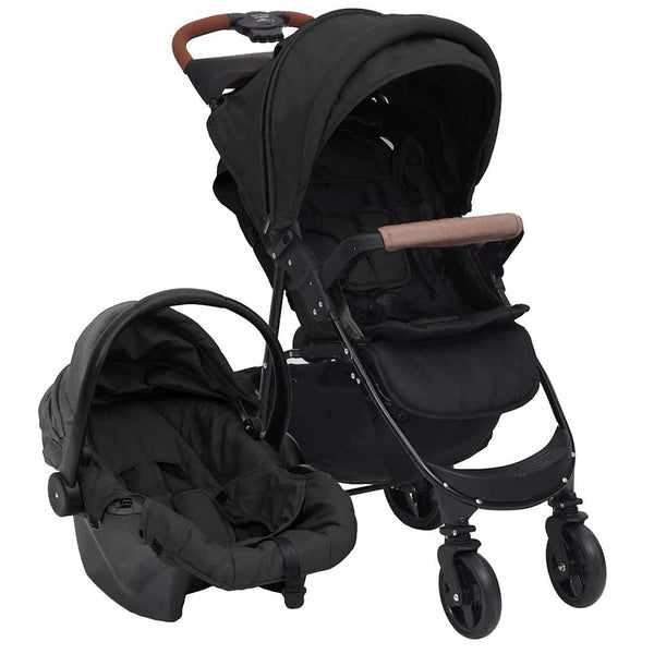 vidaXL 3-in-1 Stroller Anthracite Steel