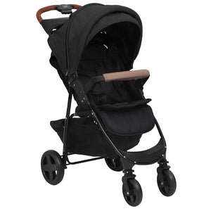 vidaXL 3-in-1 Stroller Anthracite Steel