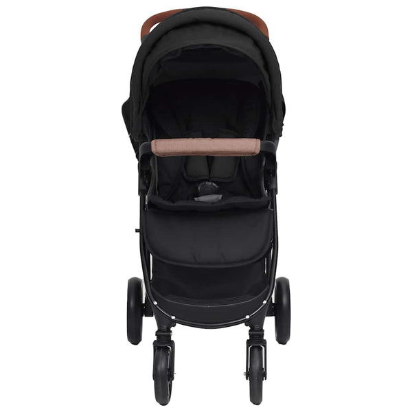 vidaXL 3-in-1 Stroller Anthracite Steel