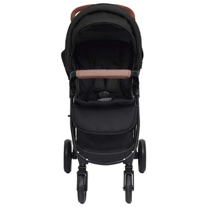 vidaXL 3-in-1 Stroller Anthracite Steel