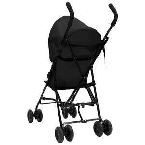 vidaXL Stroller Anthracite and Black Steel